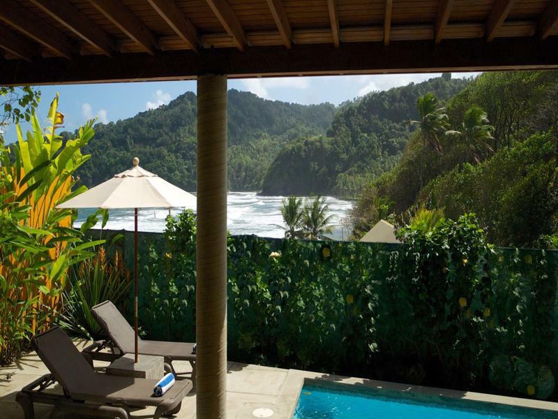 Pagua Bay House - Oceanfront Cabana'S Marigot Kültér fotó