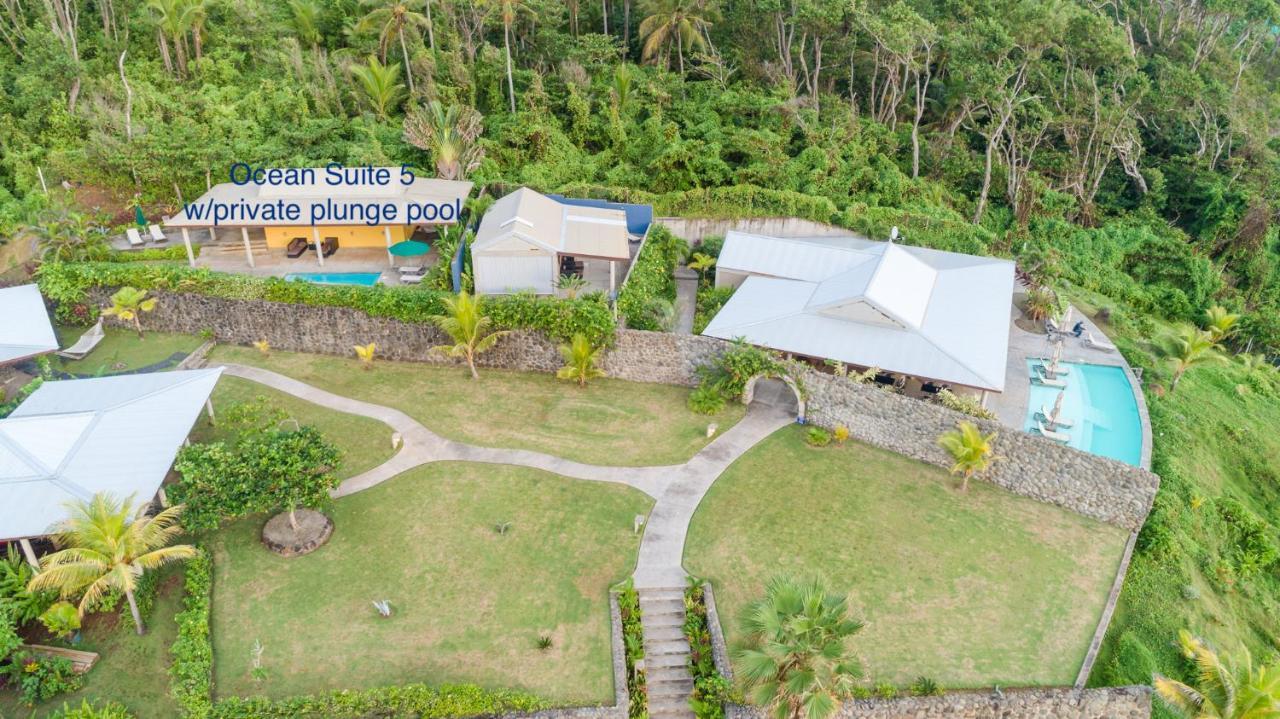Pagua Bay House - Oceanfront Cabana'S Marigot Kültér fotó