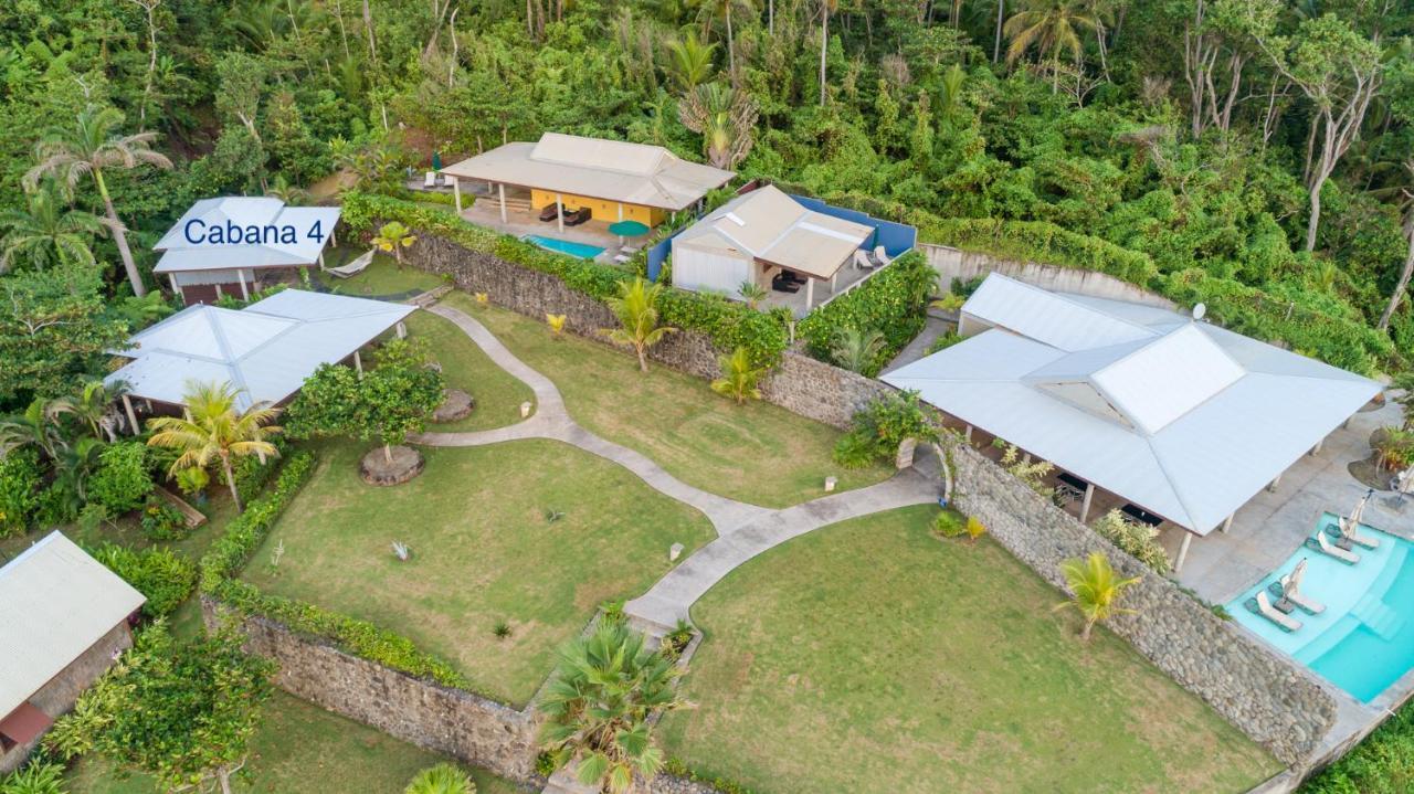 Pagua Bay House - Oceanfront Cabana'S Marigot Kültér fotó